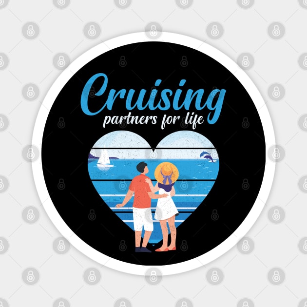 Cruising Partners 2024 Cruise Voyage Matching Magnet by badCasperTess